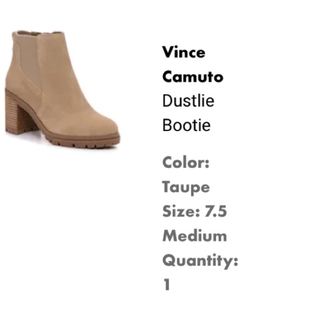 Beige Chelsea boots size 7.5 (runs small)